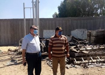 رئيس مركز ومدينة طنطا يتفقد موقع أرض المجزر الألي بشبشير الحصة