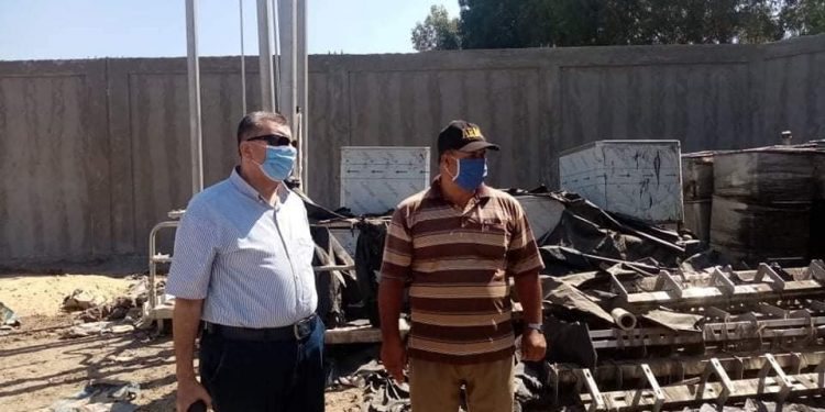 رئيس مركز ومدينة طنطا يتفقد موقع أرض المجزر الألي بشبشير الحصة