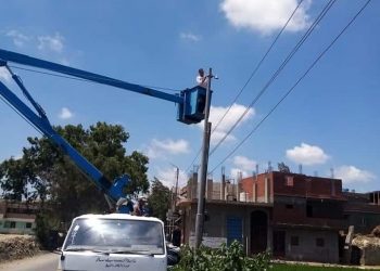   جهود , ماضي , فى منظومة النظافة واعمال صيانه لاناره بسيدي سالم