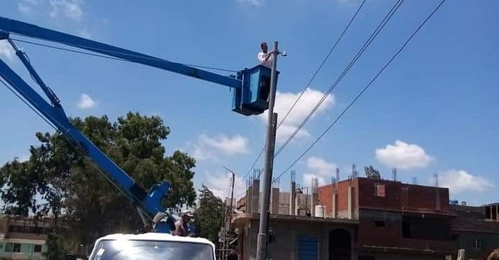   جهود , ماضي , فى منظومة النظافة واعمال صيانه لاناره بسيدي سالم