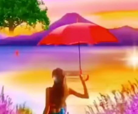 قطرات الندي تهمس لعبير الورود