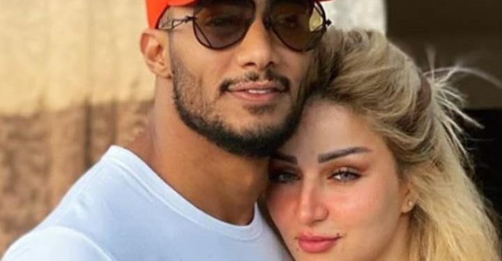 محمد رمضان وصور رومانسيه مع زوجتة،مراتي حبيبتي وشريكه حياتي