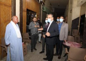 جولة مسائيه مفاجئة لتفقد الكافيهات والمقاهي بسوهاج