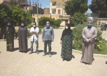 بالصور ..خروج وتعافى ١٥ حالة جديدة من فيروس كورونا ببنى سويف