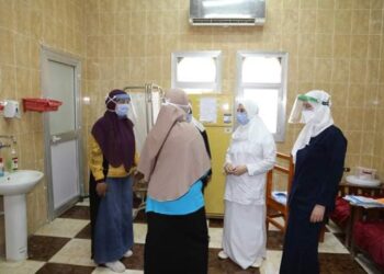  المتابعة اليومية مستمره على المستشفيات بنطاق محافظة المنوفية