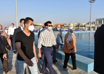  اشرف صبحى “يتفقد نادي النادي ب ٦ أكتوبر