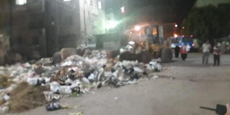 حملة نظافة مكبره بمنطقة سيجر حى أول طنطا