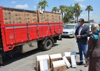 “ايمن مختار ” يوزع 1300 كشاف ليد جديد للوحدات المحلية