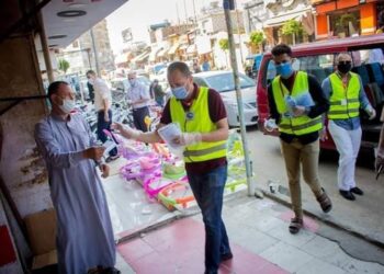 حي اول طنطا وحزب مستقبل وطن يواصلون اعمال حمله التطهير والتعقيم لليوم الرابع