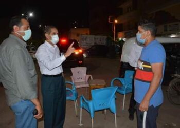 رفع اشغالات كافيهات وتحريرمحاضرمخالفات مرورية بطنطا