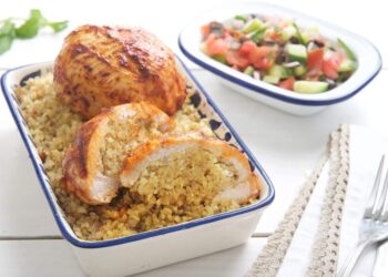 صدور دجاج بحشو الفريك