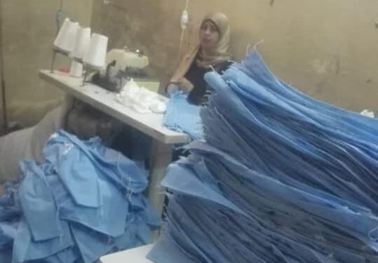 ضبط 100 ألف كمامة بمصنع بدون ترخيص بالغربية