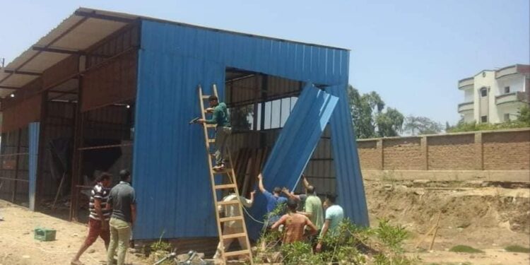 حملة مكبرة لإزالة التعديات ومخالفات البناء بدفرة نطاق مركز ومدينة طنطا