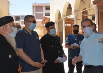 محافظ الغربية ونائبه يتابعان أعمال تطوير مسار العائلة المقدسة بسمنود ..