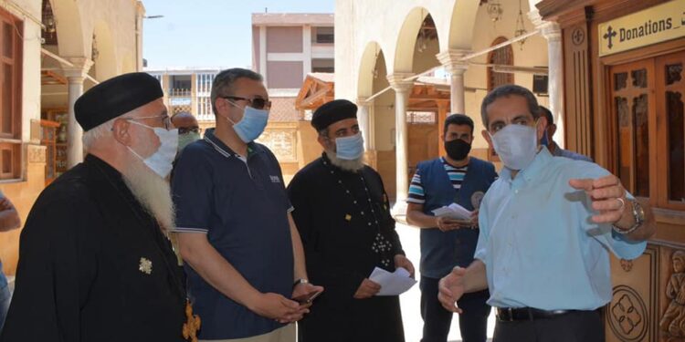 محافظ الغربية ونائبه يتابعان أعمال تطوير مسار العائلة المقدسة بسمنود ..