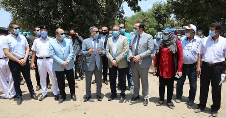 في أول أيام الموجة ال 16 .. إزالة 44 حالة تعدي علي أملاك الدولة بالمنوفية