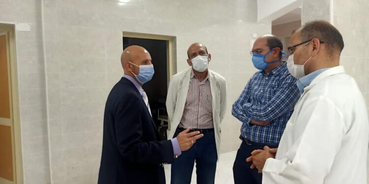 مسعود يتفقد الخدمات الطبية بمستشفيات أبو كبير وههيا المركزية
