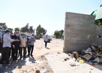 الداودي يشهد بدء التشغيل التجريبي لخط الإنتاج الجديد بمصنع تدوير المخلفات بنجع حمادي