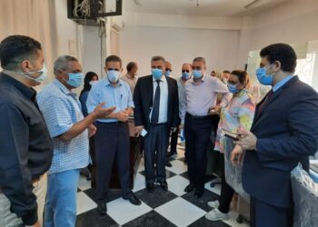 زياره مفاجئه لمتابعة الاعمال والمشاريع بالسنطه