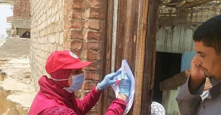 الهلال الأحمر يقدم مساعدات بقيمة ٦ ملايين جنيه لمتضرري الزرايب