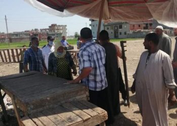 حملات فض تجمعات الباعة الجائلين بأبوحمص