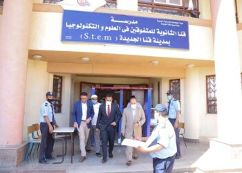 جولة تفقدية لحازم عمر  للجان الثانوية العامة بقنا الجديدة