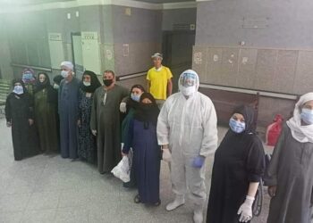 بالصور ..خروج ٩ حالات جديدة من فيروس كورونا ببنى سويف