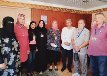 اتحاد أصحاب المعاشات ومنظمة مصر الحره في عزبة البرج