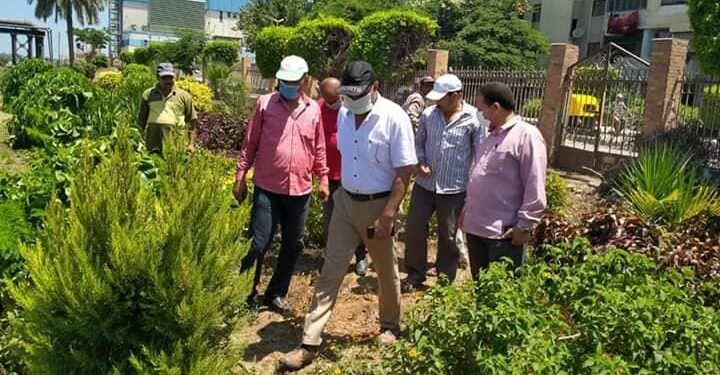  المحموديه تتجمل يوم بعد يوم واعمال تطوير وتجميل مستمرة بحدائق الوحدة المحلية