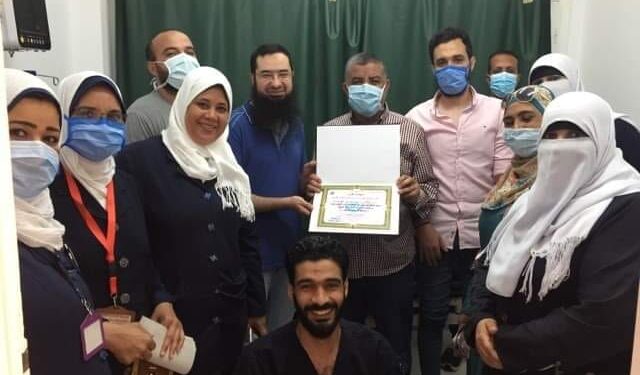 مستشفى الحميات بمطروح تضرب اروع سنفونية من تعاون وإتقان فى العمل