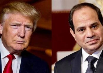السيسى وترامب فى مكالمه هاتفيه يبحثان  تطورات القضية الليبية ومستجدات ملف سد النهضة” 