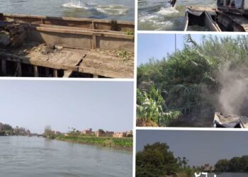 الاداره العامه لري المنوفيه وتطهير بحر شبين الكوم