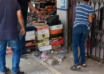 حي العرب :استمرار في التصدى للاشغالات والتعدى على حرم الطريق