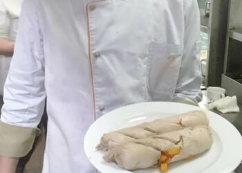 تشيكن روول بالأرز