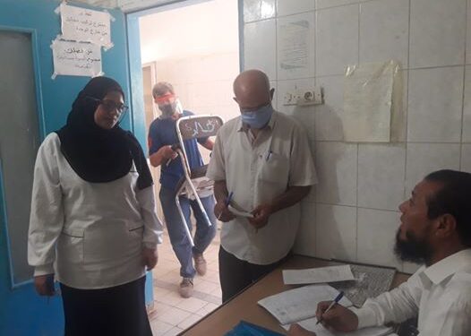 بالصور : متابعة مستمرة لانتظام سير العمل بالوحدات الصحية بابشواى