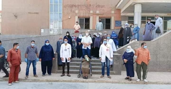 بالصور ..خروج ٢٦ حالة جديدة من فيروس كورونا ببنى سويف