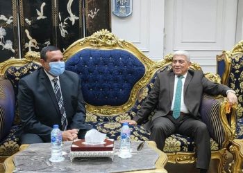 محافظ البحيرة يستقبل مدير الأمن للتهنئة بعيد الأضحى المبارك