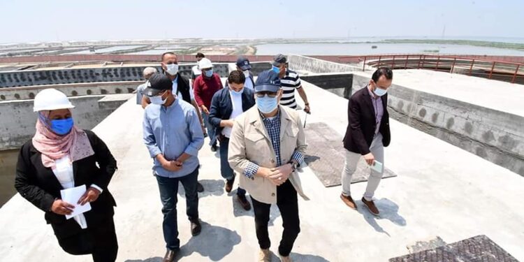 “الجزار ” يتفقد محطة معالجة صرف صحى وصناعى شطا بدمياط لخدمة 150 ألف نسمة