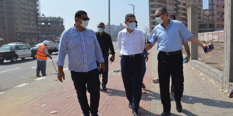 إستكمال الشكل الجمالي للكورنيش بالغربيه