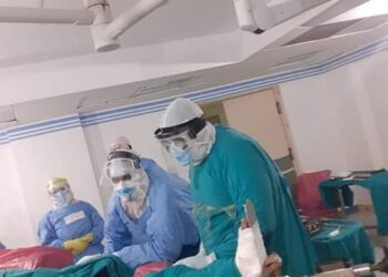 نجاح جراحة عاجلة لمريض بالكورونا فى عزل كفر الزيات