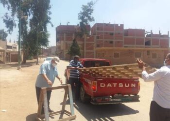 رئيس مركز ومدينة طنطا  يقود حملة مكبرة لإزالة الاشغالات بمحلة منوف