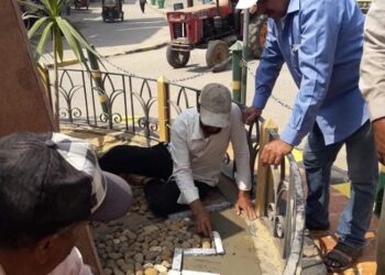 تطوير ميدان شارع عبد المنعم رياض ببركة السبع