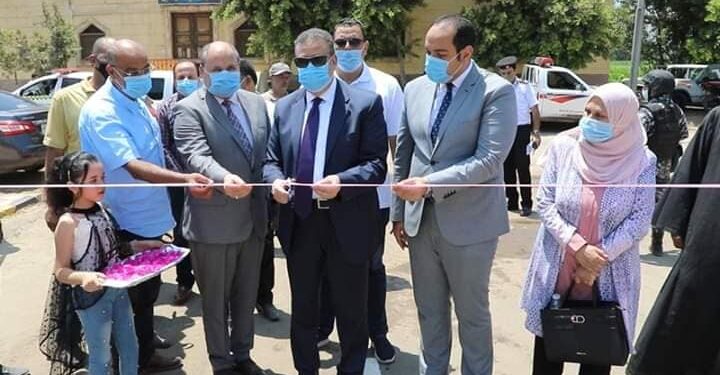 محافظ المنوفية يفتتح مشروع مجمع مواقف الشهداء بتكلفة (3) مليون جنيه