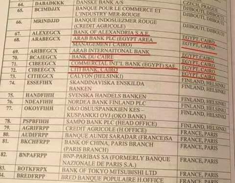 حقيقة وثيقة بنك أثيوبيا التجاري والتي تدين بعض البنوك المصريه في دعمها لبناء سد النهضه الأثيوبي .