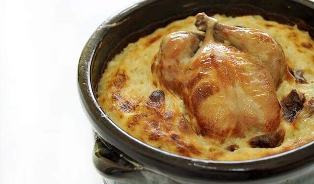 أرز معمر مع دجاج