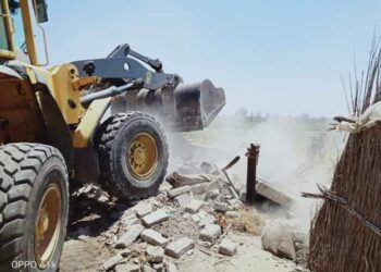 إسترداد 21 فدان أملاك دولة بالسادات وإزالة 178 حالة تعدى منذ إنطلاق الموجة