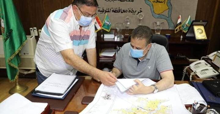 أبوليمون يعتمد المخطط التفصيلي لمدينة بركة السبع وقرية ميت بره بقويسنا