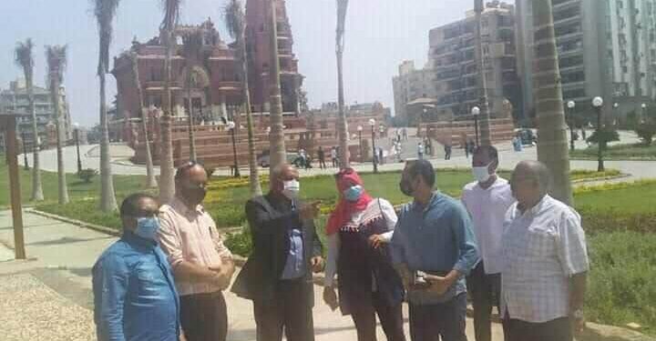 زيارة الدكتور اسامة طلعت الي قصر البارون وتفقد ما تم نشره