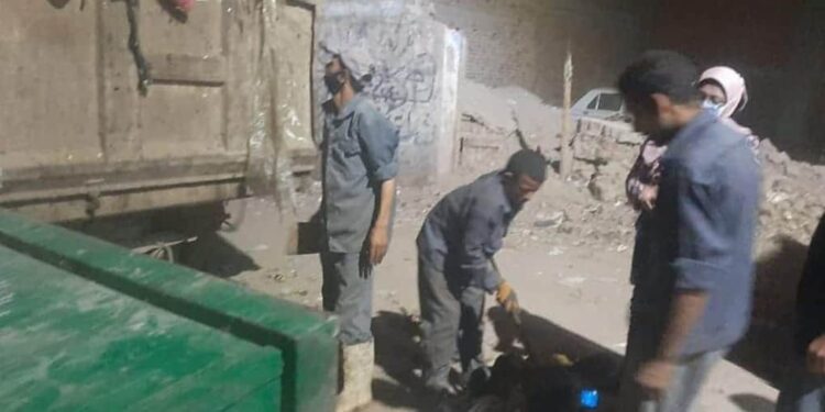 المنوفيه استمرار متابعة أعمال النظافة بأشمون