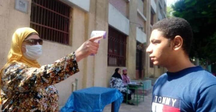 المعادي التعليمية في أول أيام إمتحانات الدبلومات الفنية